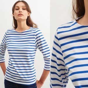 Saint James | Galathee II Breton Striped 3/4 Top 4